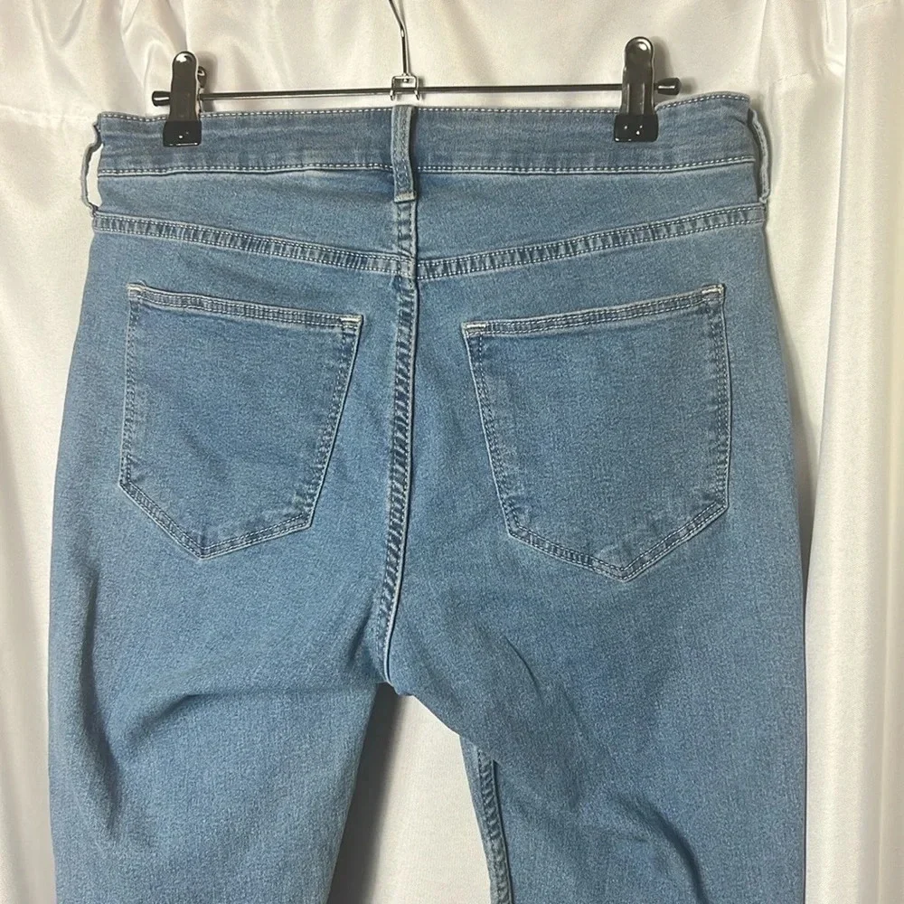 &Denim Womens Skinny Jeans Size 29 Regular Waist Ankle Length Blue - Picture 4 of 7